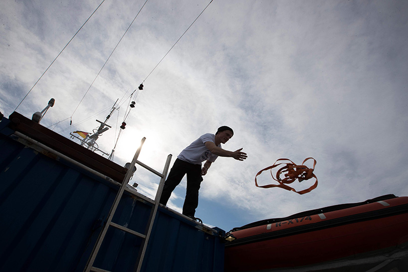 German migrant rescue ship renamed after Syrian Kurdish toddler Alan Kurdi. (Photo: AFP/Jaime Reina)
